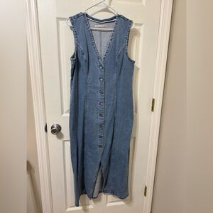 Abercrombie & Fitch Mara Vest Midi Dress - L